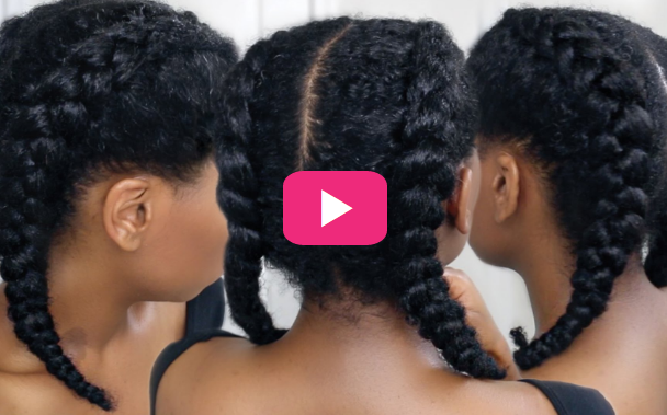 The best kind of corn row braid for amateurs