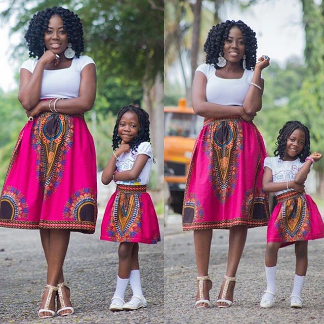 The different Ankara dresses for yourself and your child