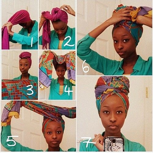 this is how ive always done my head wraps one underneath for volume another for coordination. especially those fuller higher shapes i like to make