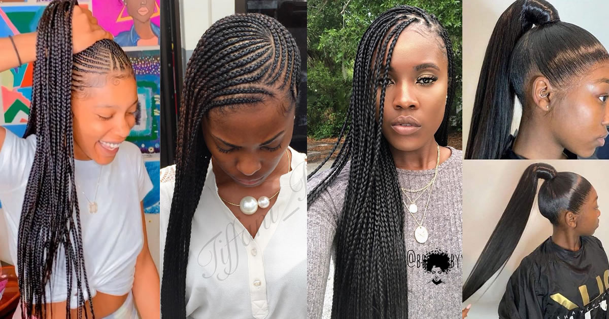 112 Photos: the Best Ghana Hair Braiding Style for College Girls