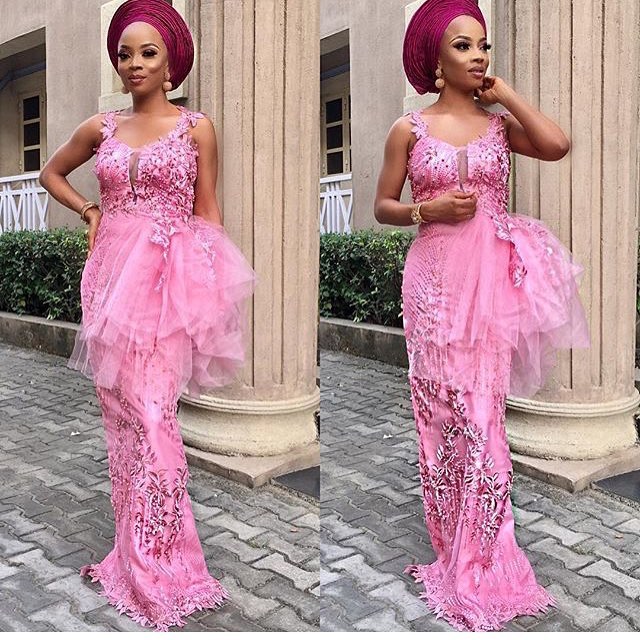 top ten most stylish cord lace aso ebi styles for ladies