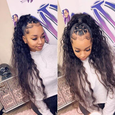29 Amazing Braided Updos Ponytails for Black Hair That Turn Heads in 2020