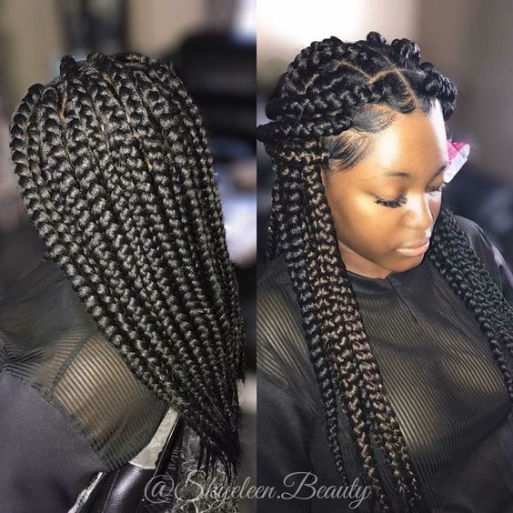 Cornrows Braided Hairstyles 2019:25 Big Box Braids Cornrows That Will Make You Stand Out