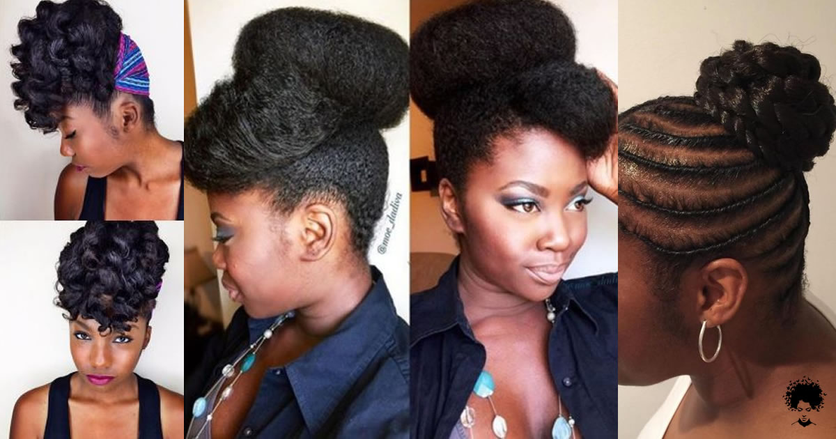 50 Updo Hairstyles for Black Ladies Starting from Elegant to Eccentric