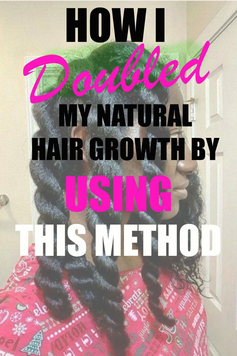 How I was able to double my natural hair growth using this fast hair growth method that help with growing my hair back naturalhair hairgrowth Afrohair UpdoHairstylesForLongHair