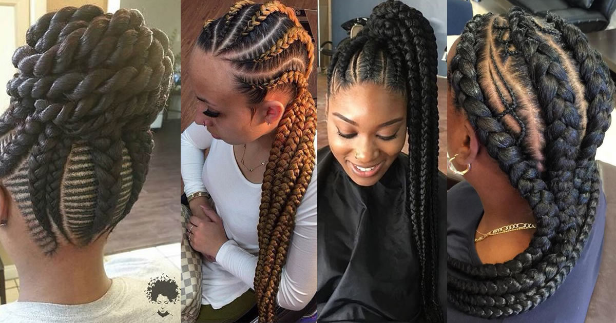 52 Best Ghana Braid Hairstyles For 2021 Amazing Ghana Braids To Try Out This Season
