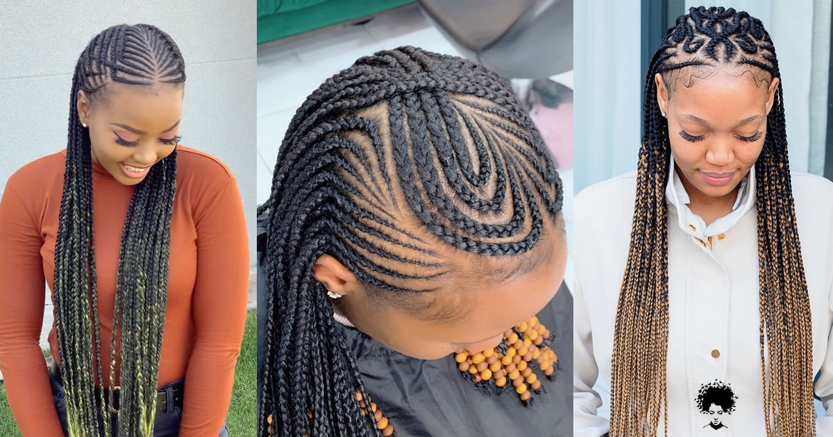 70 Latest Styles & Models of Ghana Braids For Hair Styling