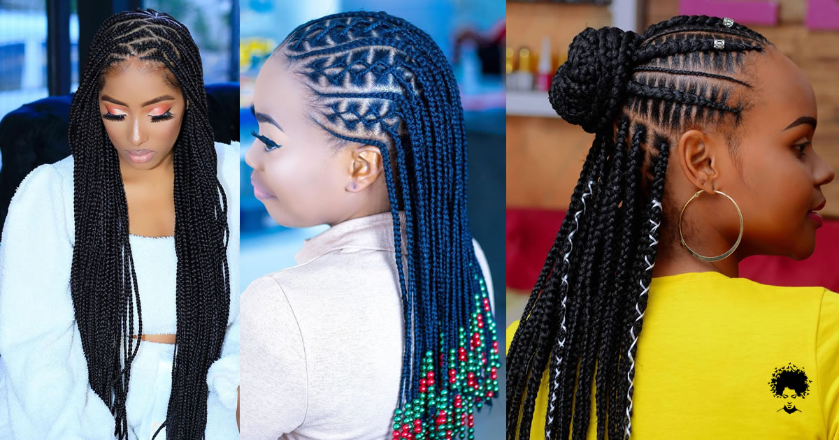 56 Inspiring Concepts of Ghana Braids for Young Girls