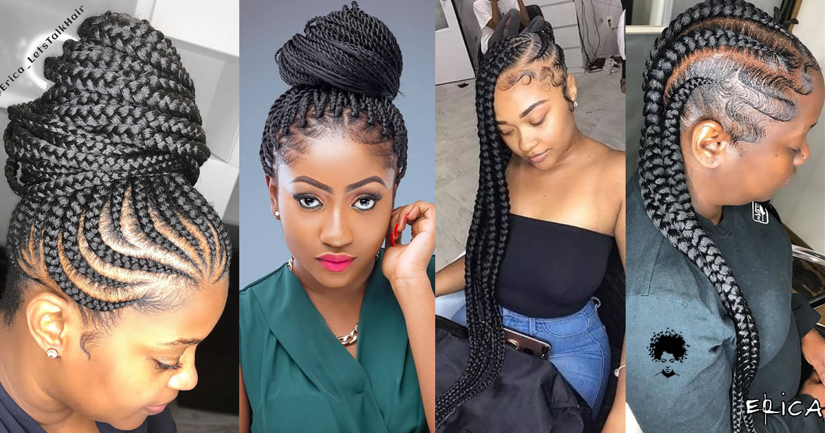 80 More Trendy Ghana Weaving Hairstyles for Cute Girls
