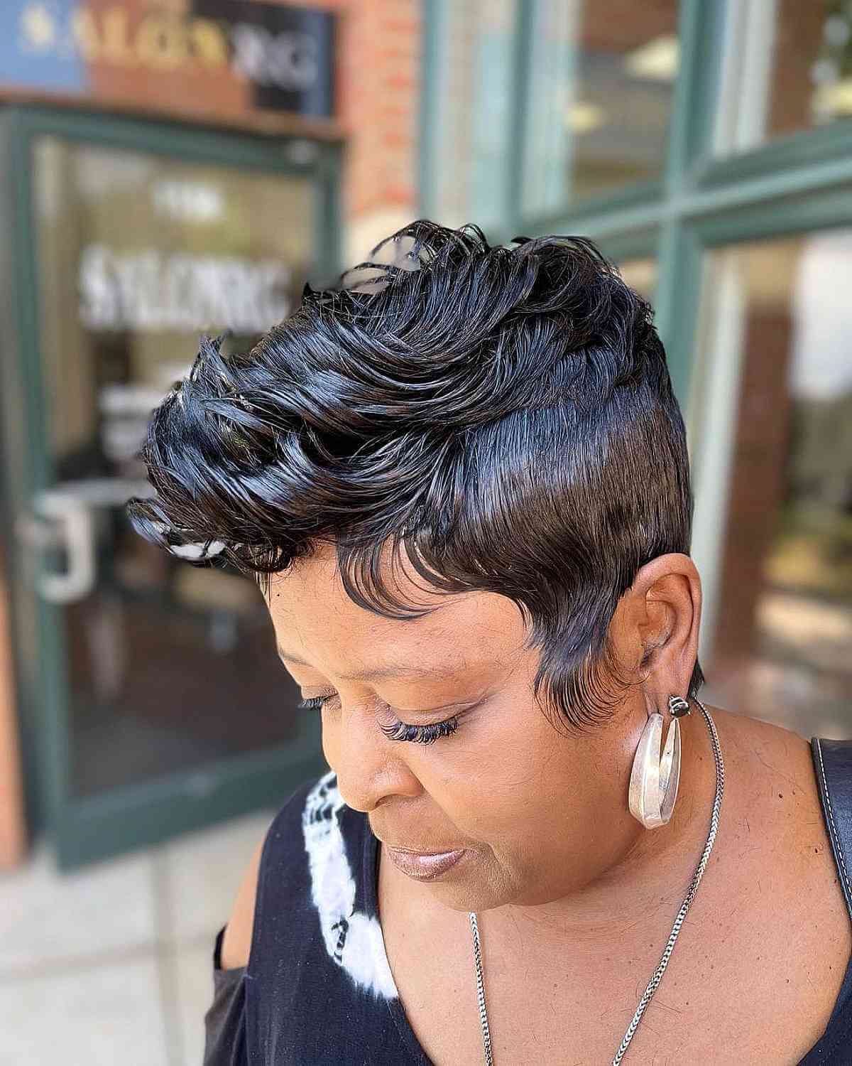 short quick weave for african american ladies
