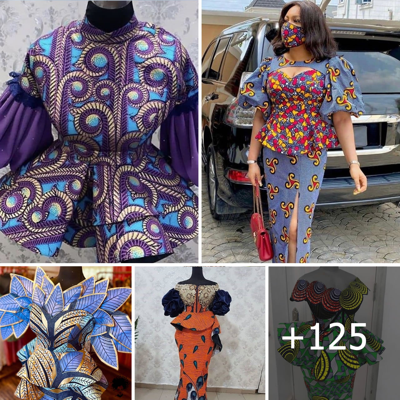 125 Classic and Awesome Ankara Tops for Cute Ladies