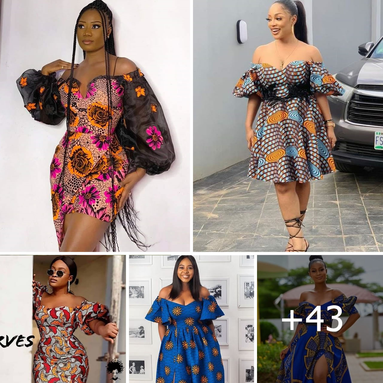 43 Latest Off Shoulder Ankara Gown Styles for Ladies 2022 2023