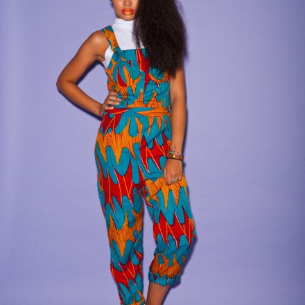 african-print-overalls