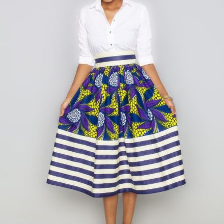 african-print-skirt