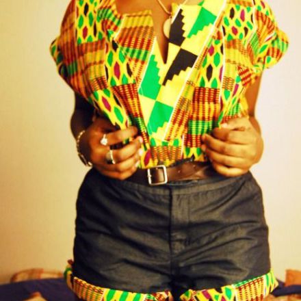 kente-short-set