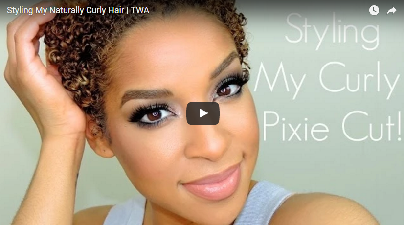 Styling your TWA hair in an appropriate way