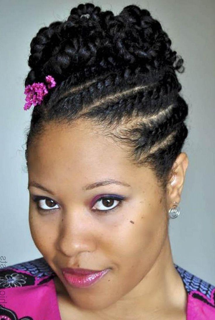 Braided Hairstlye for round faces
