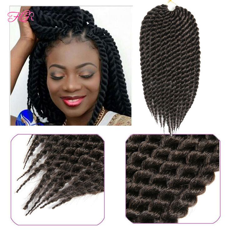 1Pc 12 Quality Havana Mambo Twist Crochet Braid Hair 75g/pack Synthetic crochet braids Crochet Braiding Hair Extension