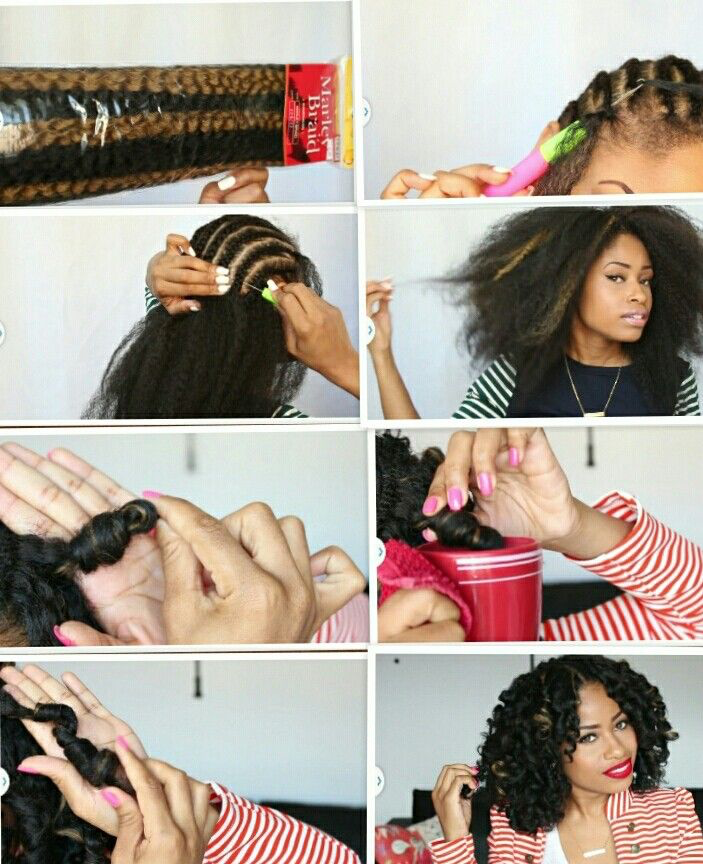 Crochet Marley Hair Braiding Style Tutorial