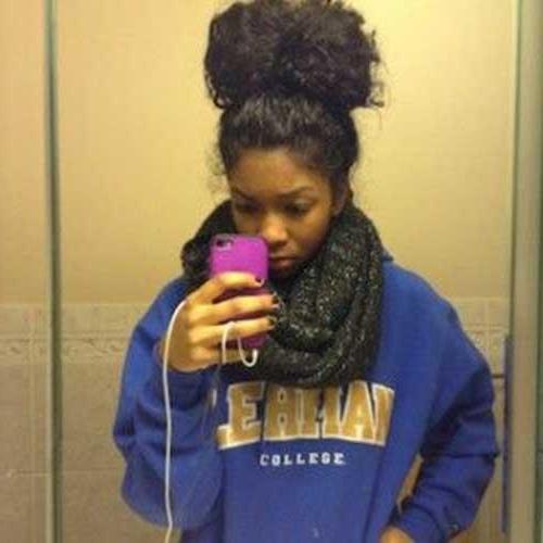 Natural Hair Top Knot