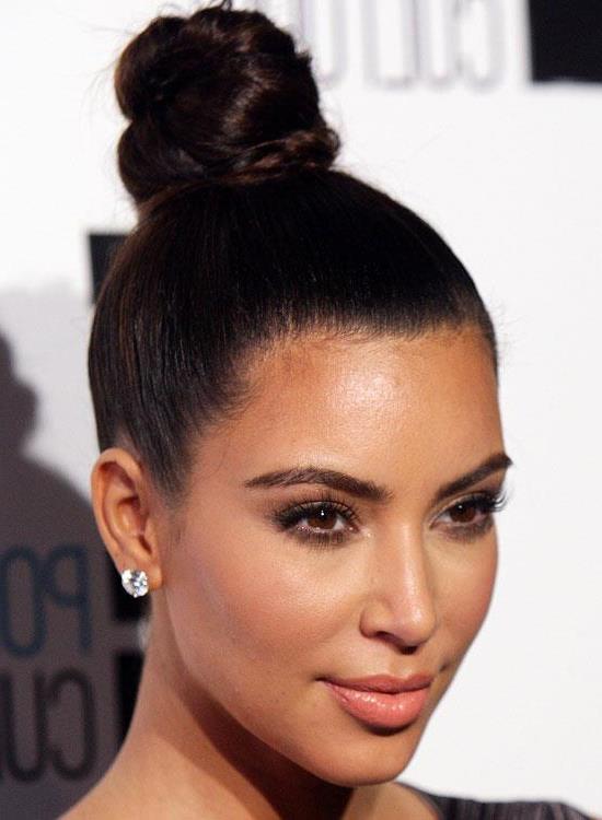 Simple Twisted Topknot Bun