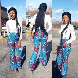 Wearing Ankara type dresses and the different designs