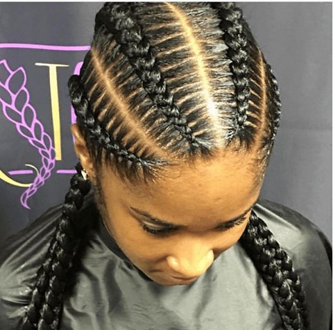 Box Braided Goddess IG:@naturalhairsisters naturalhairmag