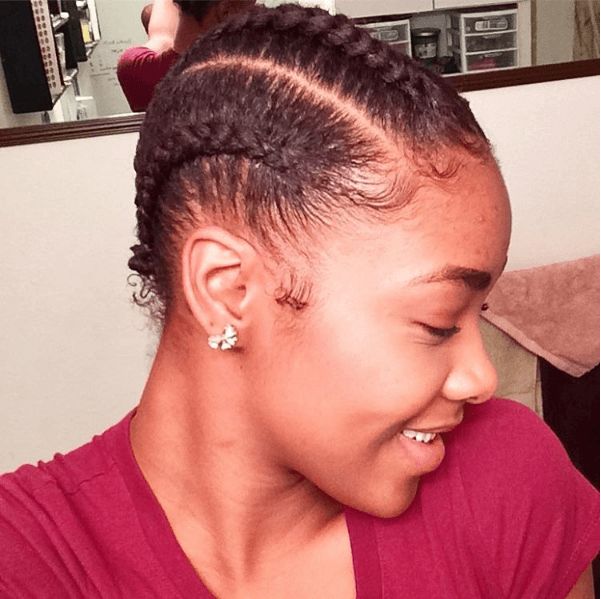 Chic Cornrow Perfection Source: mzpritea protectivestyles naturalhairmag
