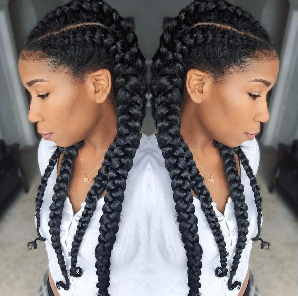 Cornrow Perfection IG:@bambybecky naturalhairmag protectivestyles