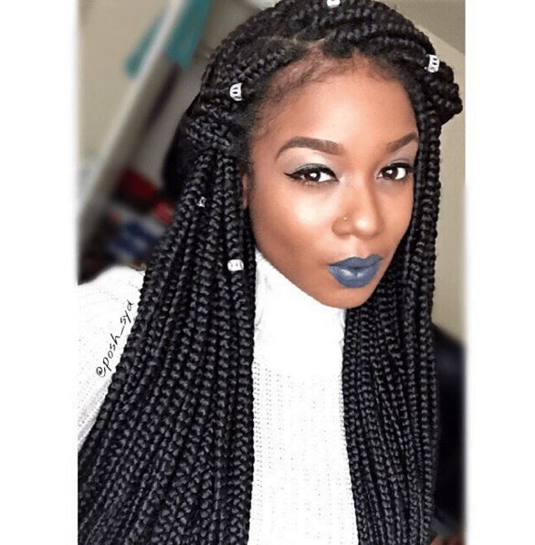 Easy Box Braids for Beginners IG:@naptural85 naturalhairmag naturalhair