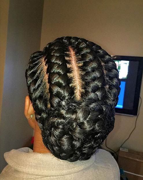 Ghana banana braids