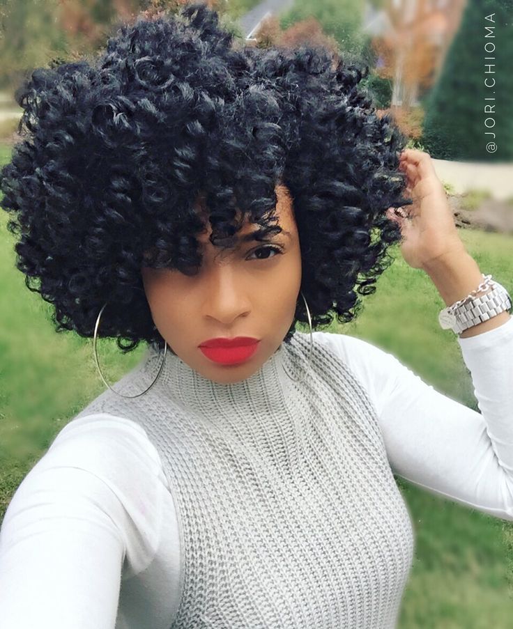 Hair goals. Nice crochet tho