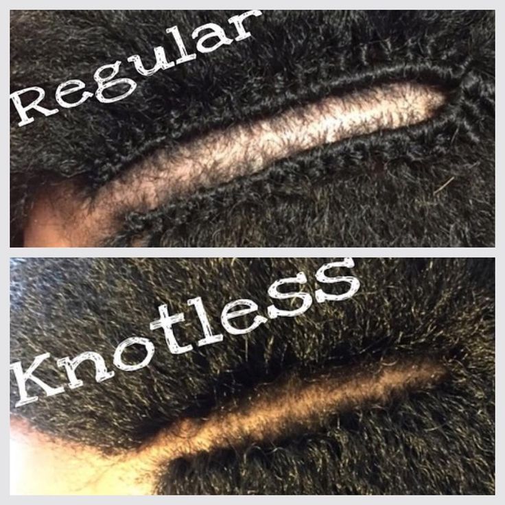 Hair styles Regular parting || Invisible/Knotless parting