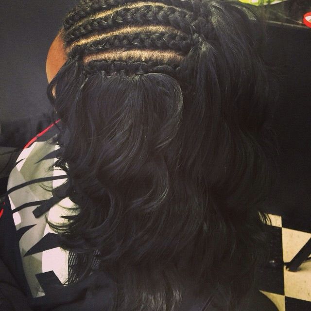 hairbyMason knotless crochet Looks so natural. braids by Mason pic from instagram.