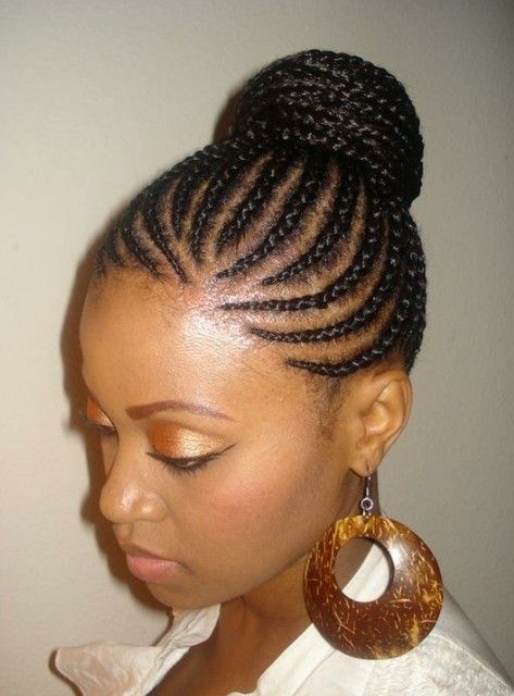 How To Style Braids, Twists And Cornrows For Black Women | http://www.shorthaircutsforblackwomen.com/african-hair-braiding/