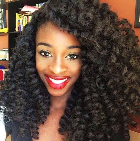 long curly crochet braids