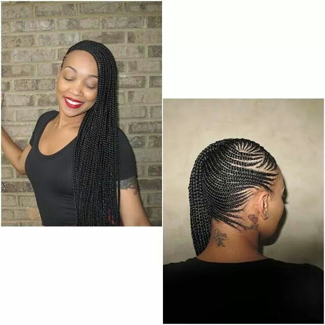 Micro Cornrows Hairstyle
