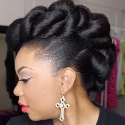 Natural wedding hair