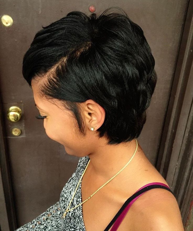 Short hair styles from hair magazine at salon.