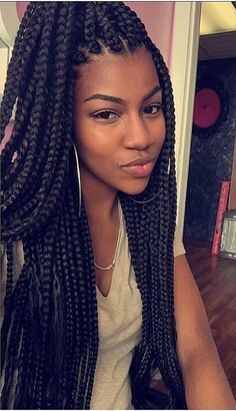 Super long box braids More