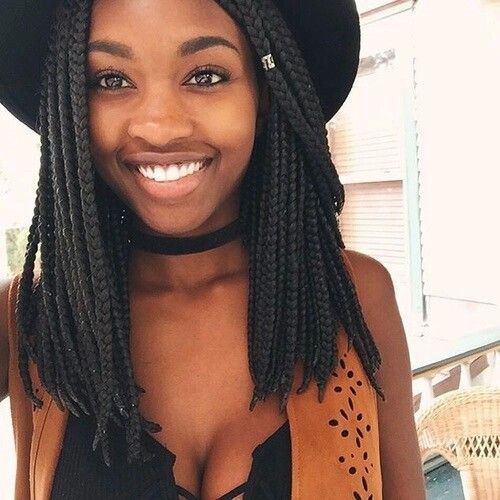 Were not seeing enough of these box braid lobs on our beauties