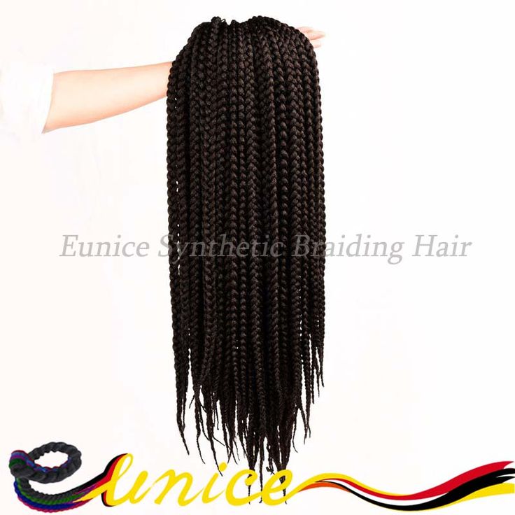 classical black 3x box braid for all color hairstyles 24 inch long jumbo braid synthetic crochet braiding hair extension pieces
