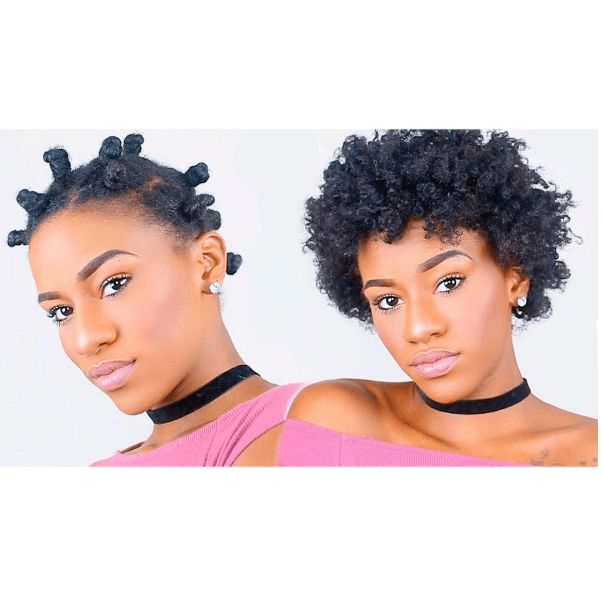 fierce frohawk on short natural hair ig korrynj naturalhairmag