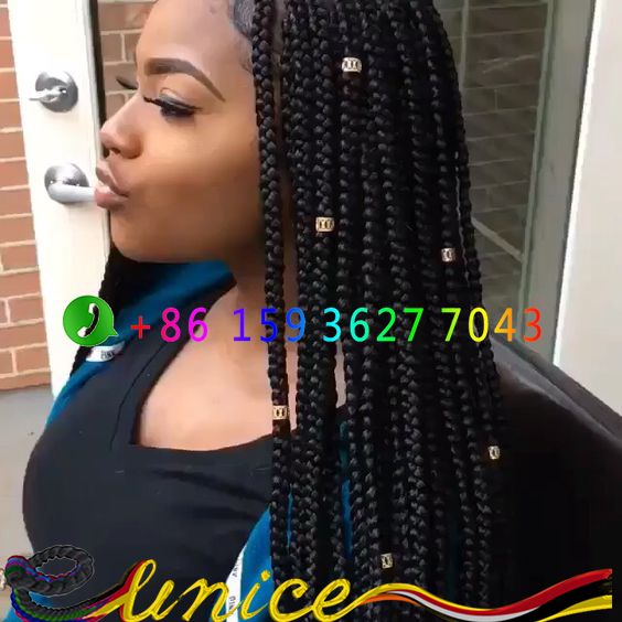 find more bulk hair information about 3x box braid crochet braids synthetic hair