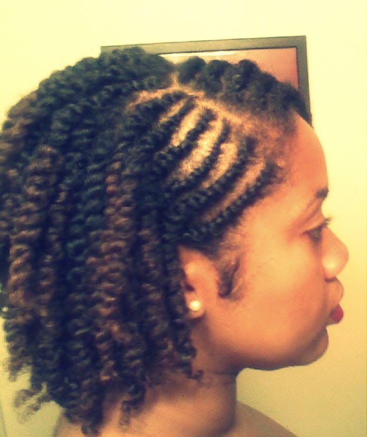 flat twists plus two strand twists link to tutorial https www.youtube.com watch v gk4edqit7wq