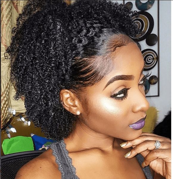 gorgeous curly frohawk ig chiziduru naturalhairmag naturalhair