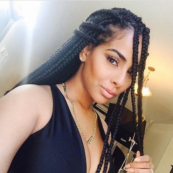 jumbo box braids ideas