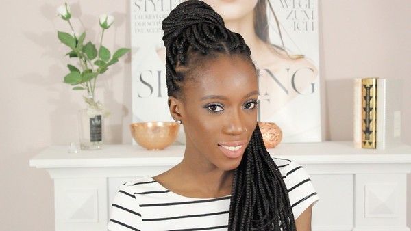 jumbo box braids styles 2014