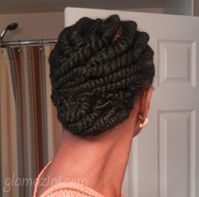 natural hair updo