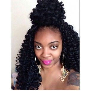 vixen knotless crochet braids with kanekalon hair. blended with minimal leave out.